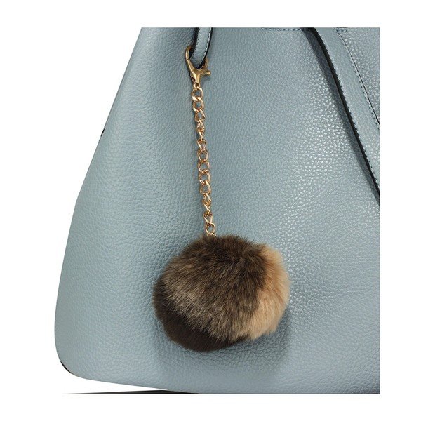 Světle modrá kabelka L&S Bags Vesinet-image-4