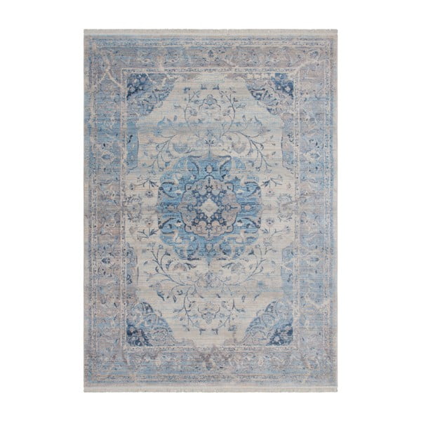 Син килим Свободно, 160 x 230 cm - Kayoom