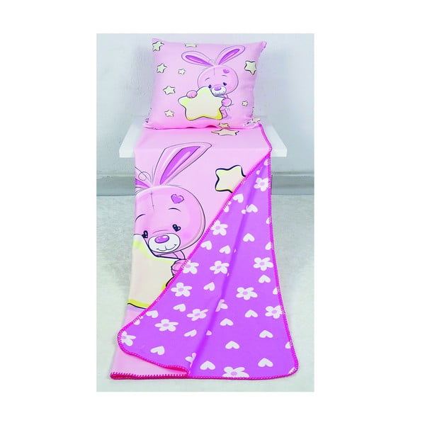 Розово бебешко одеяло 85x125 cm - OYO kids
