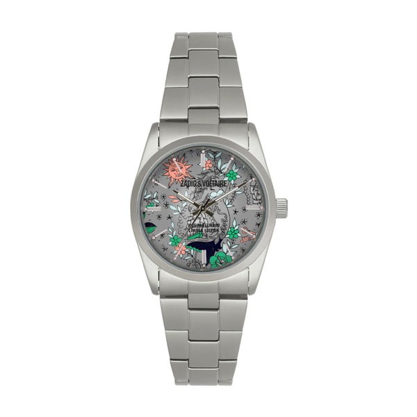 Unisex hodinky stříbrné barvy Zadig & Voltaire Spray