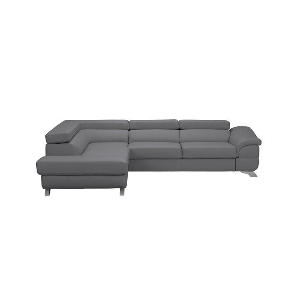 Разтегателен диван Gamma grey с място за съхранение, лява страна - Windsor & Co Sofas-image-1
