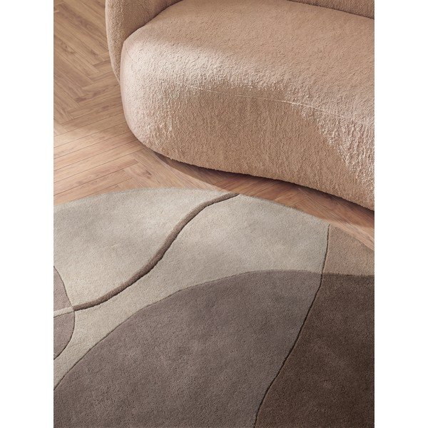 Лилав вълнен кръгъл килим ø 160 cm Virelle – Villeroy&Boch-image-3