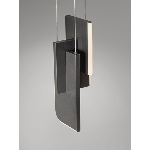 Светлосиво метално LED затъмняващо се висящо осветително тяло Totem – Nova Luce-image-3