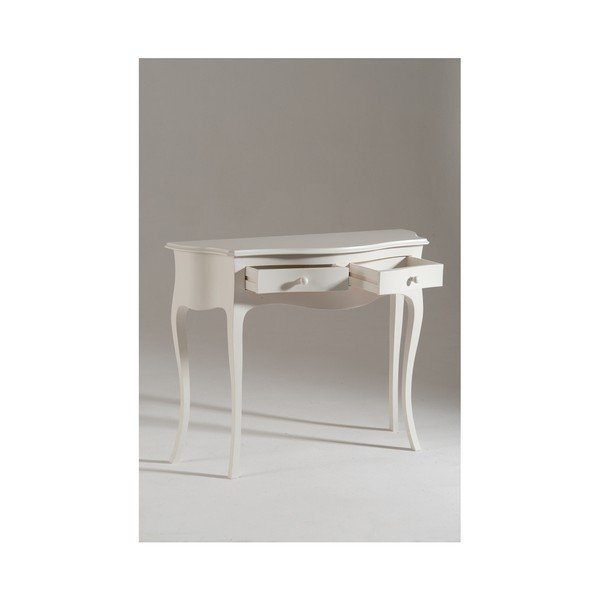 Bílý dřevěný konzolový stolek Castagnetti Venezia-image-1