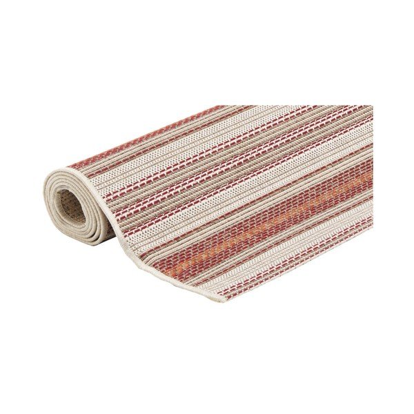 Бежов и червен килим на открито , 135 x 190 cm Riga - Floorita-image-2