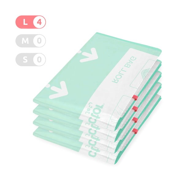 Вакуумни торбички в комплект от 4 броя Roll Up L – Compactor-image-1