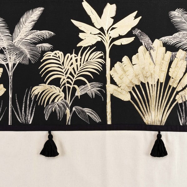 Завеса в черен и бежов цвят 140x240 cm Karaba – douceur d'intérieur-image-3