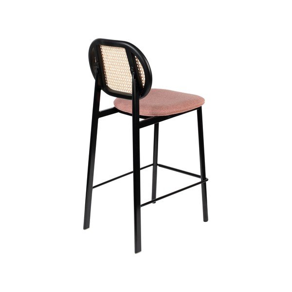 Черен/светлорозов бар стол 94 cm Spike - Zuiver-image-4