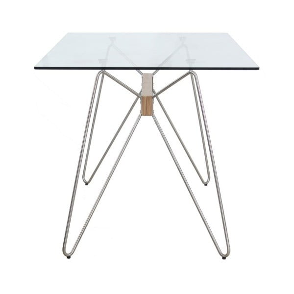 Маса за хранене с черни крака Nicole, 160 x 90 cm - Marckeric-image-2