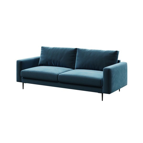 Тъмносин кадифен диван Devichy , 222 cm Levie - devichy-image-2