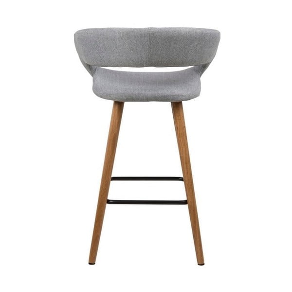 Комплект от 2 сиви бар столa Gill - Actona-image-3