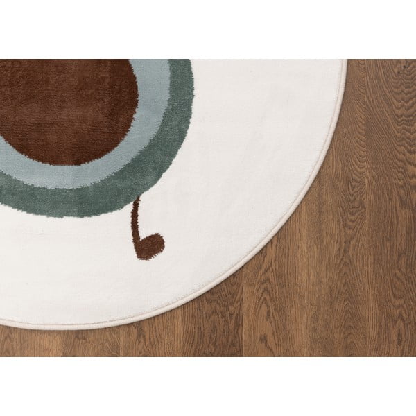 Детски килим в цвят мента и слонова кост ø100 cm Avocado Mint – FD-image-3