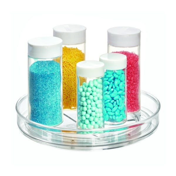 IDesign Кръгла въртяща се поставка за контейнери The Home Edit, ⌀ 23,5 cm - iDesign/The Home Edit-image-1