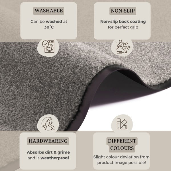 Изтривалка 60x40 cm Wash and Clean - Hanse Home-image-4