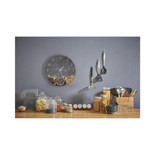 Стенни часовници Glassclock , ⌀ 30 cm Tea - Styler-image-1