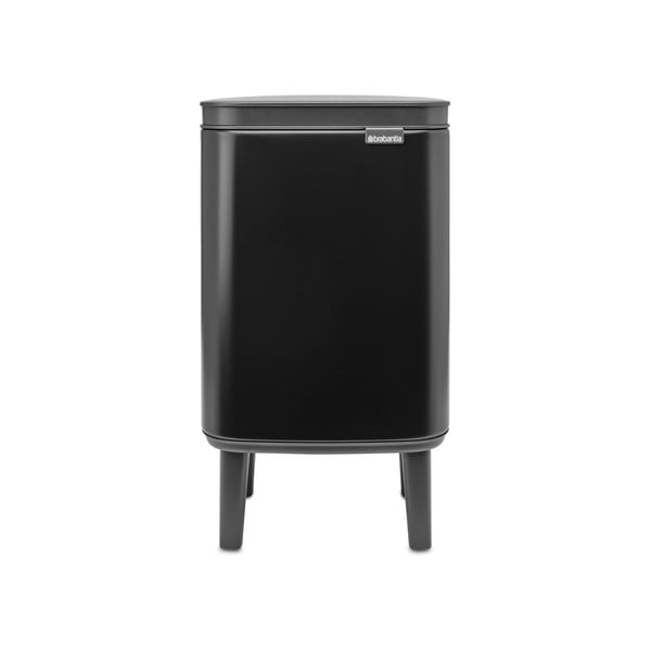 Матово черно стоманено кошче за боклук 4 l Bo Hi – Brabantia