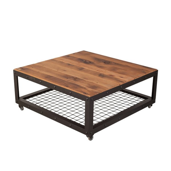 Konferenční stolek s deskou z rekultivovaného dubového dřeva FLAME furniture Inc. Jumbo