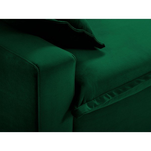 Тъмнозелен разтегателен диван Mezzo - Kooko Home-image-1