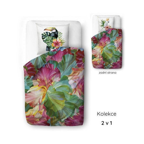 Единично  спално бельо от памучен сатен 140x200 cm Vibrant Colours – Butter Kings-image-2