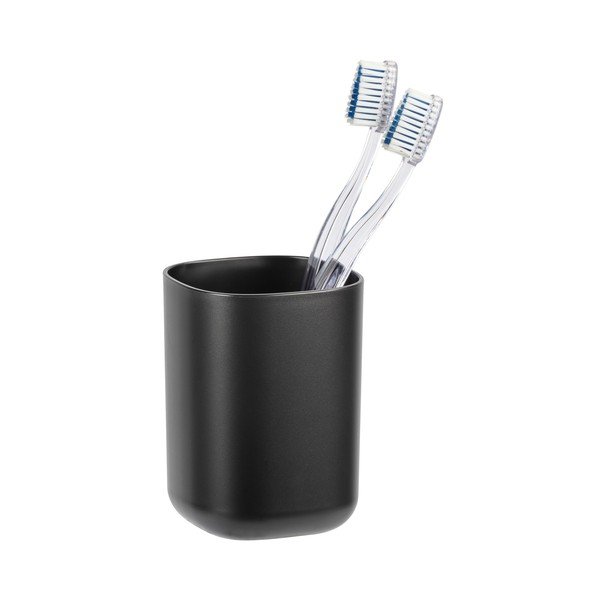 Черна чаша за четки за зъби Davos - Wenko-image-1