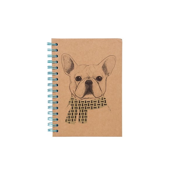 Spirálový zápisník Tri-Coastal Design Gentleman Dog