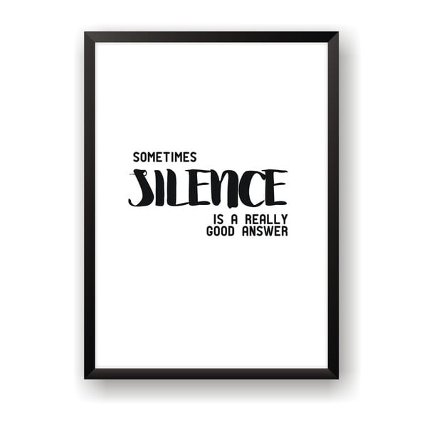 Plakát Nord & Co Silence, 21 x 29 cm