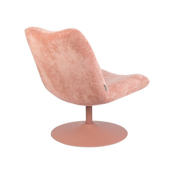 Кресло от розово кадифе Bubba - Zuiver-image-4