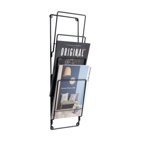 Черна стойка за списания - PT LIVING-image-2