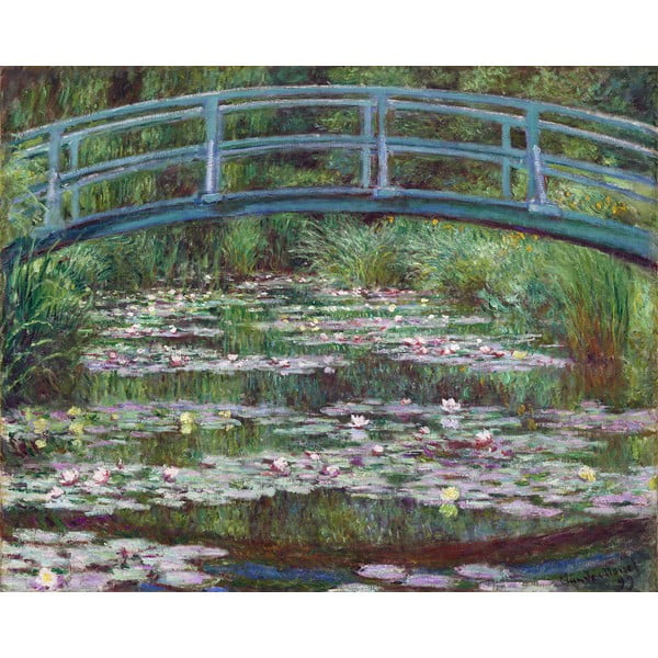 Репродукция на картина на Клод Моне - , 50 x 40 cm The Japanese Footbridge - Fedkolor