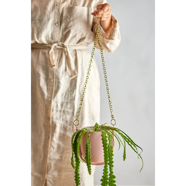 Метална висяща поставка за саксия Kati - Bloomingville-image-1