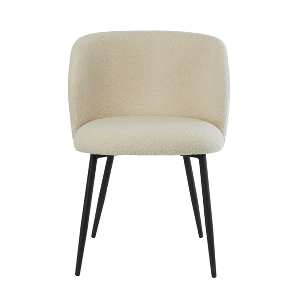 Бежов тапициран трапезен стол Elyna – Light & Living-image-3