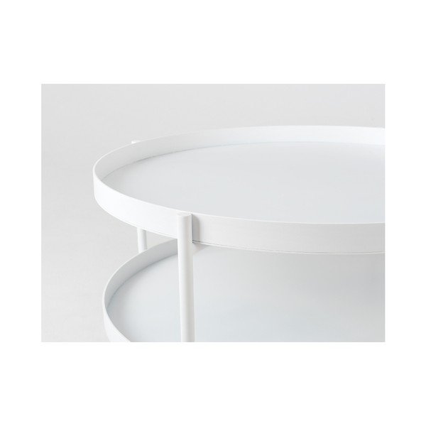 Бяла масичка за кафе Custom Form Hanna, ⌀ 60 cm - CustomForm-image-3