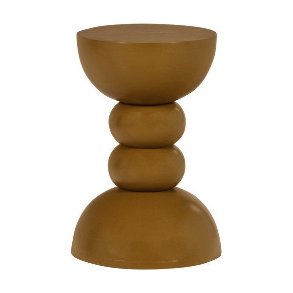 Кръгла странична масичка от масивно манго ø 35 cm Miel – WOOOD