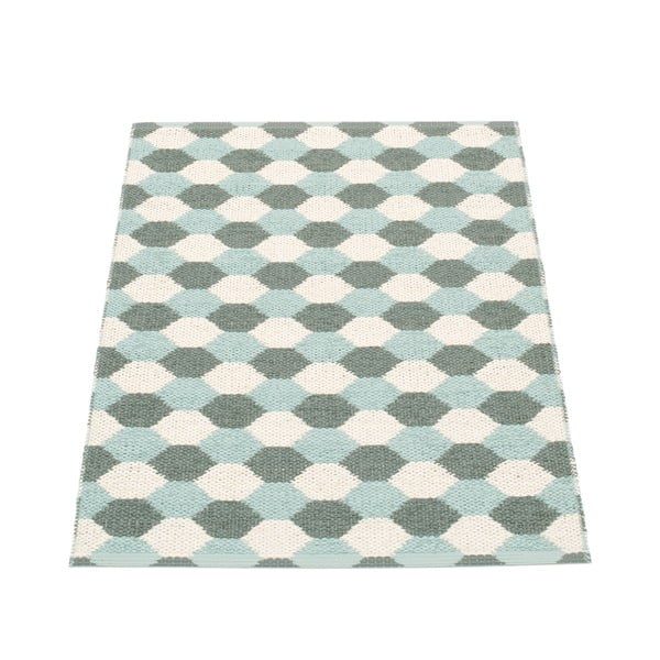 Зелен и тюркоазен килим за открито и закрито 70x100 cm Dana Army – Pappelina