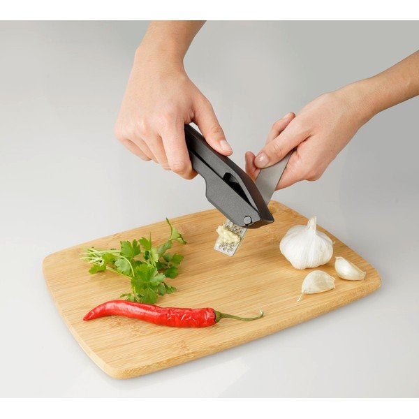 Сива и синя преса за чесън Food & More - Fackelmann-image-1