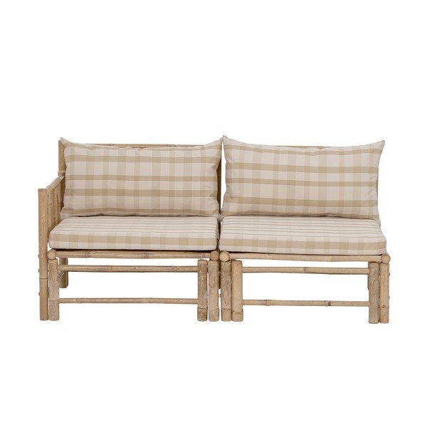 Градински модул за диван в естествен цвят (ляв ъгъл) Корфу - Bloomingville-image-4