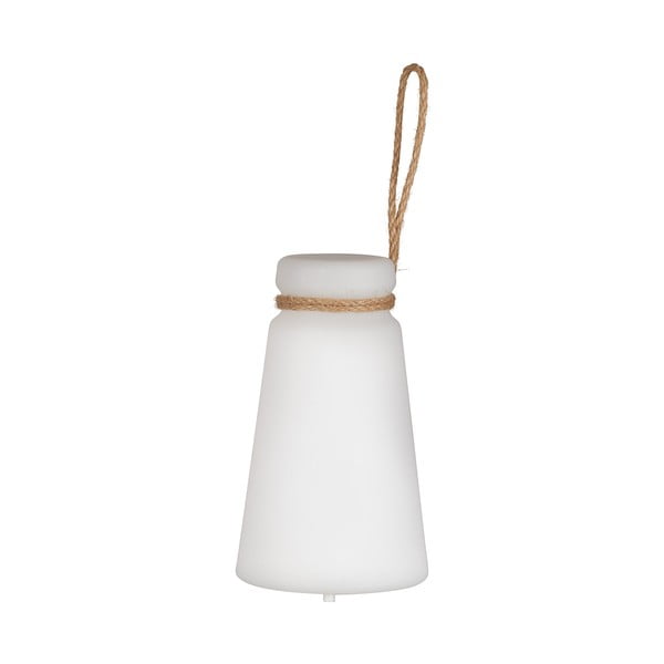 LED настолна лампа в бяло и кафяво (височина 20 cm) Bruno – Fischer & Honsel