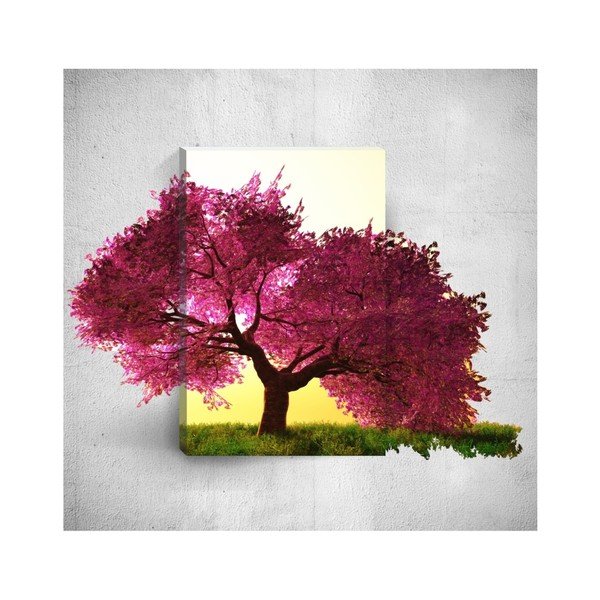 Nástěnný 3D obraz Mosticx Purple Tree, 40 x 60 cm