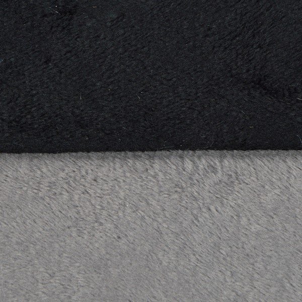 Сиво велурено легло за домашни любимци за куче 87x55 cm Flakes – Love Story-image-3