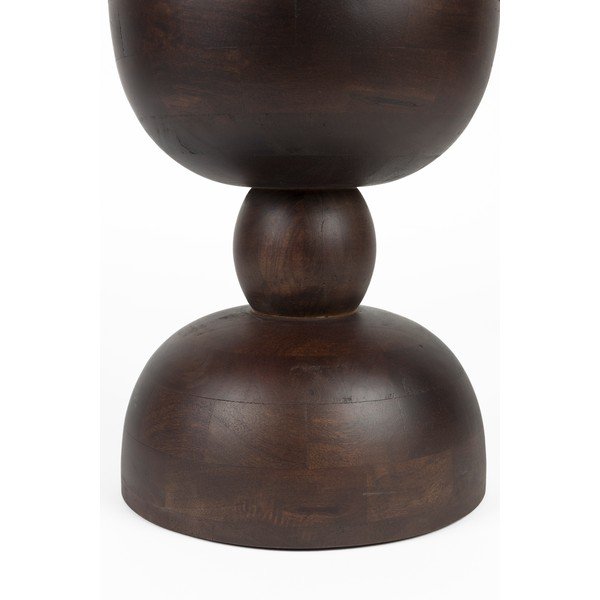 Кръгла странична масичка от масивно манго ø 30 cm Izzy – White Label-image-1