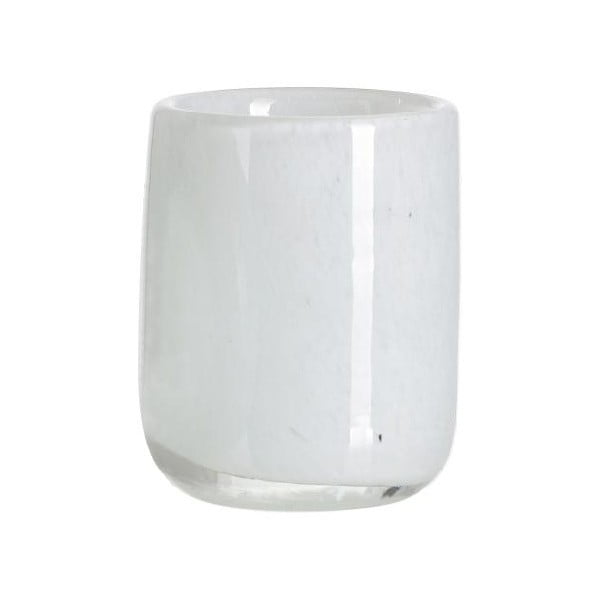Бял стъклен свещник A Simple Mess Kron, ⌀ 7 cm - A Simple Mess