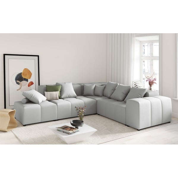 Сива възглавница за модулен диван Rome - Cosmopolitan Design-image-4