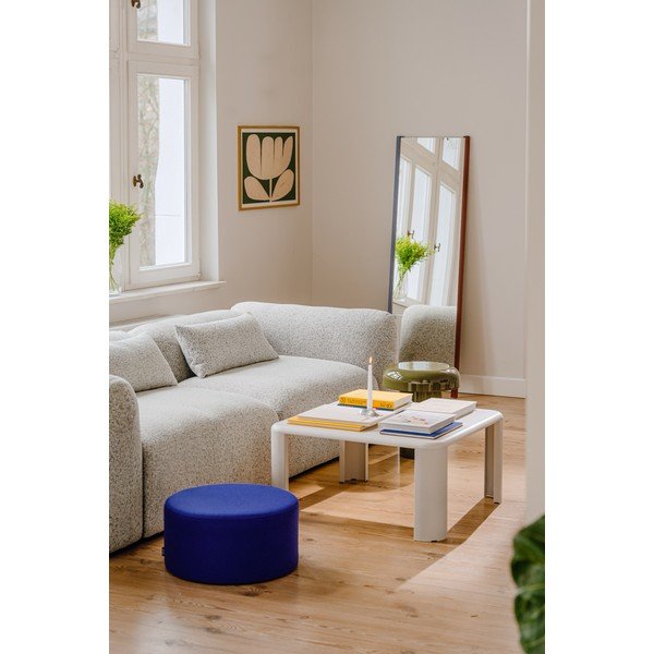 Синя вълнена табуретка Folk – noo.ma-image-2