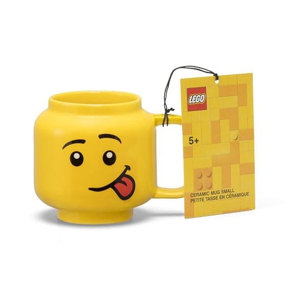Жълта керамична бебешка чаша 255 ml Head - LEGO®-image-2
