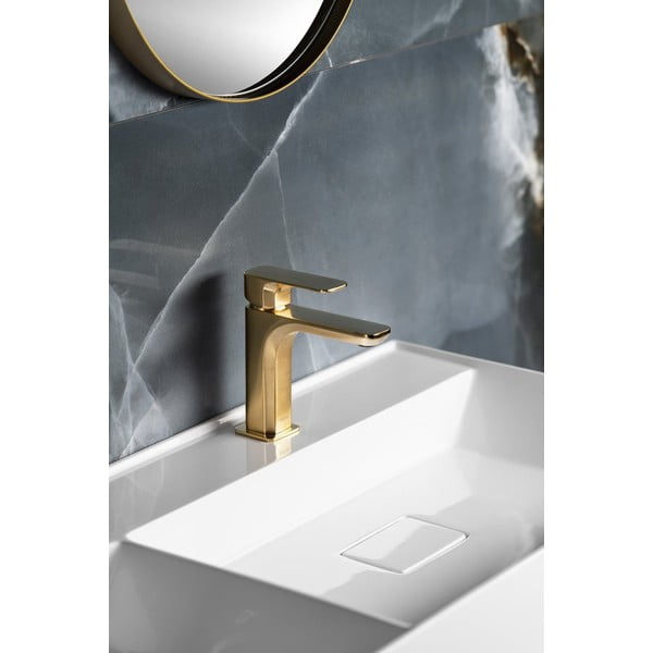 Стояща батерия за мивка в златист цвят Spy – Sapho-image-1