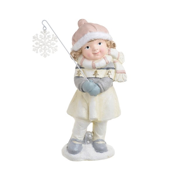 Коледна украса Момиче със снежинка - InArt