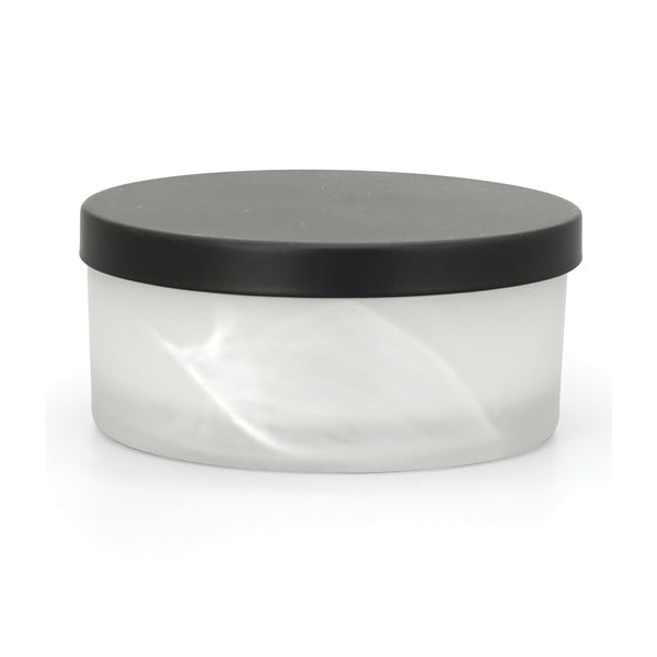 Бял стъклен органайзер за баня за памучни тампони Madison – Spirella