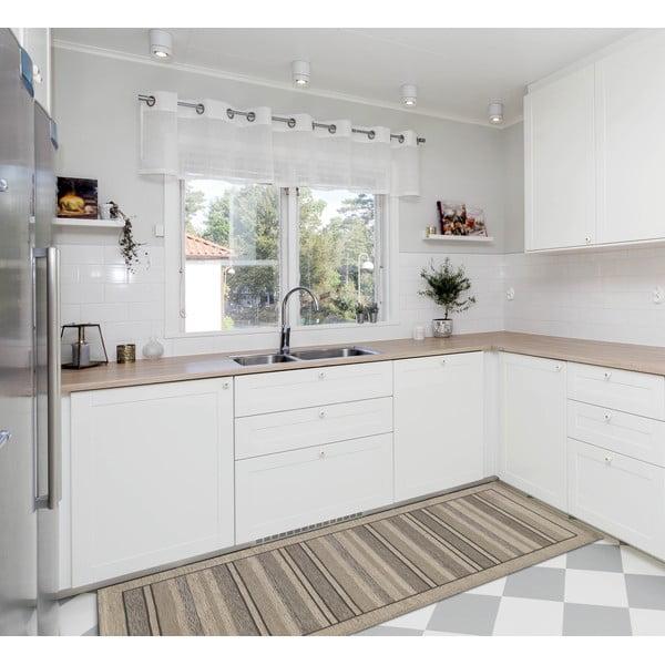 Бежова пътека , 55 x 280 cm Velour - Floorita-image-2