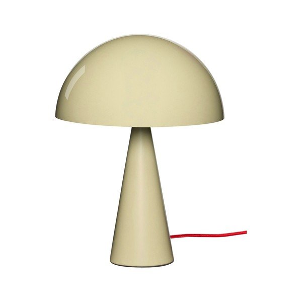 Бежова настолна лампа (височина 34 cm) Mush – Hübsch