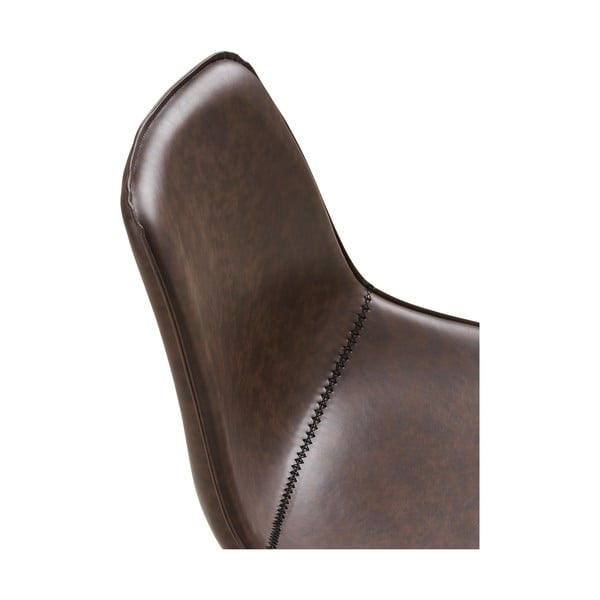 Тъмнокафяв офис стол Monaco – House Nordic-image-2